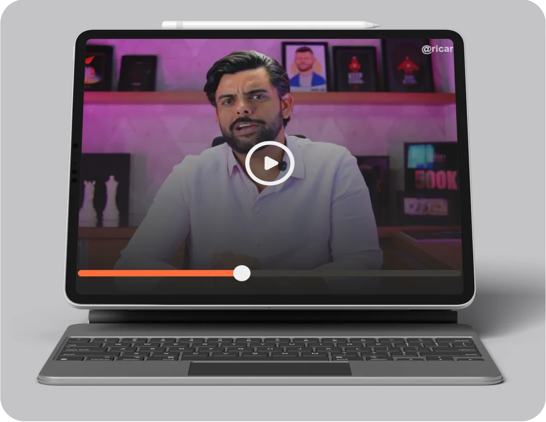 Exemplo: vídeo de referência de um modelo