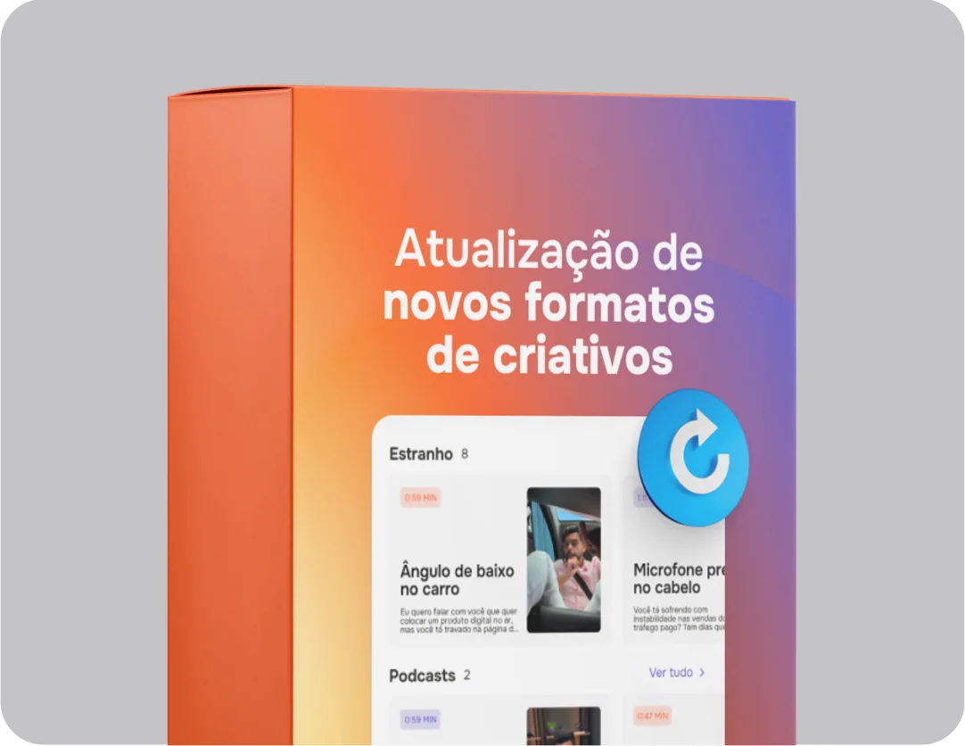 Exemplo: atualização com novos modelos de anúncio