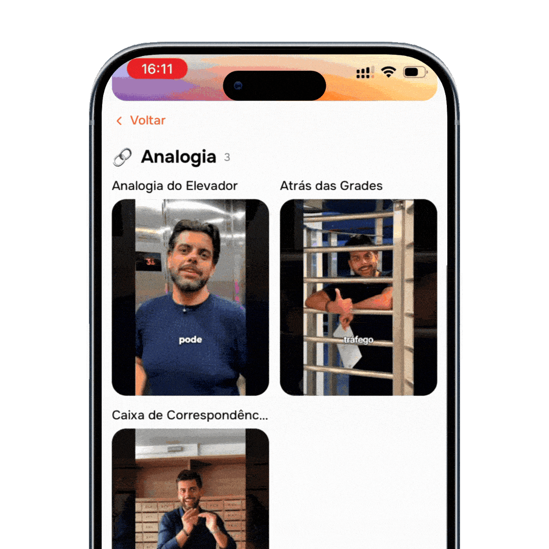 Demonstração dos modelos de anúncio em vídeo no celular